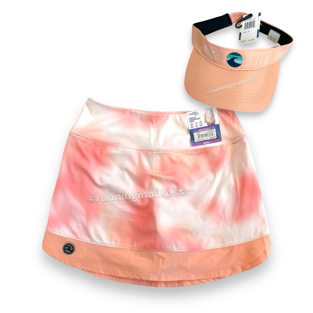 NWT Reel Life Performance Tennis Skirt In Color Prairie Sunset Size Small